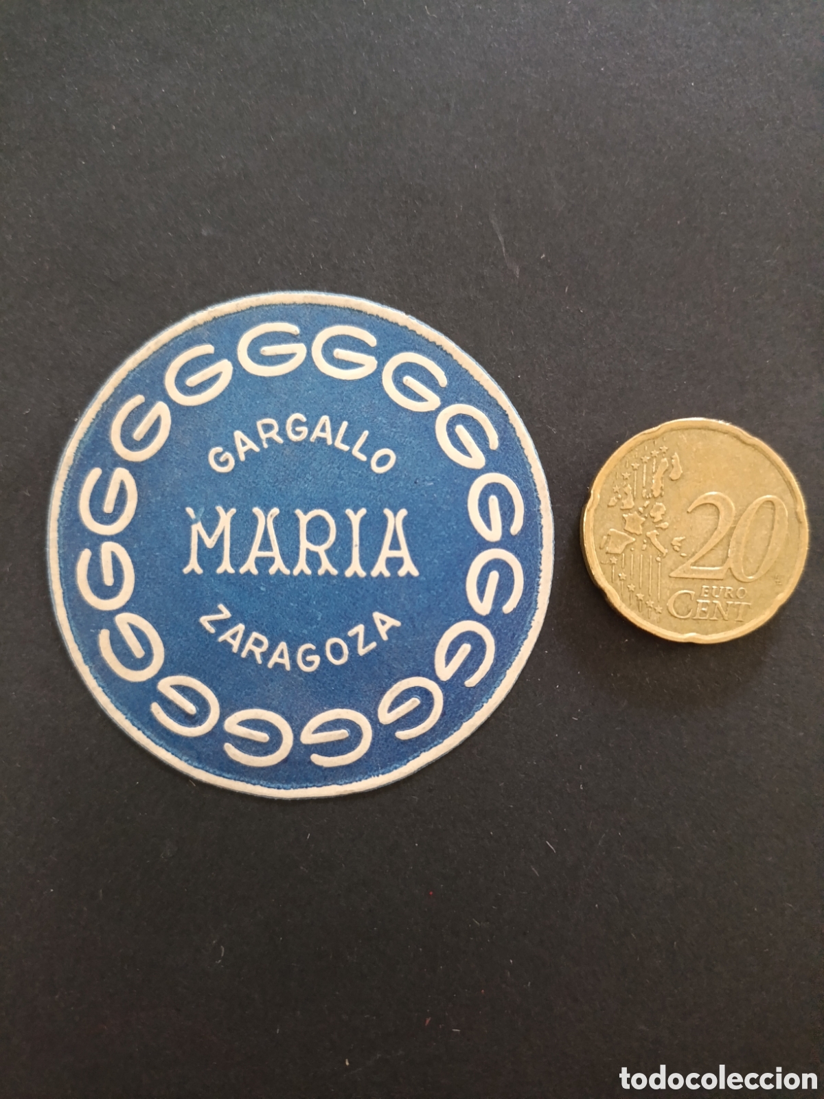 Etiquetas antiguas: CARGALLO MARIA [ ZARAGOZA ETIQUETAS A&Ntilde;OS 40-50 ]