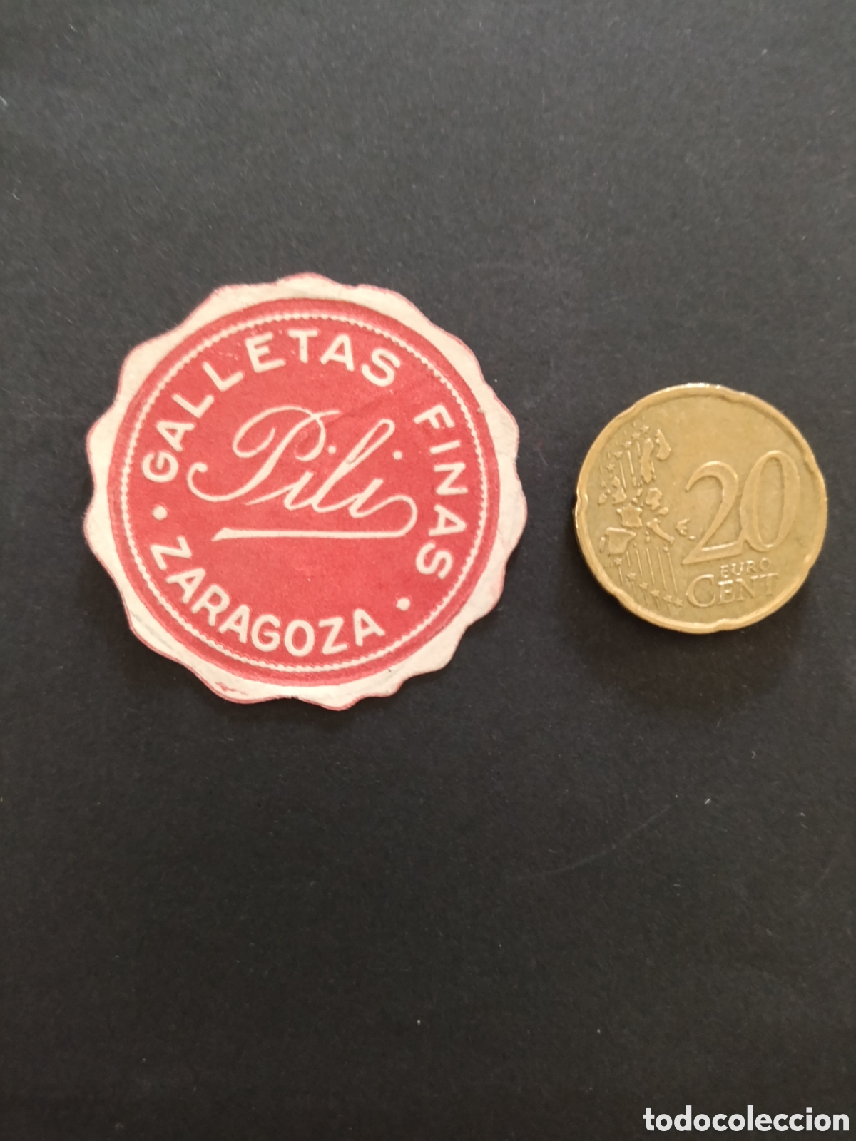 Etiquetas antiguas: GALLETAS FINAS PILI [ ZARAGOZA ETIQUETAS A&Ntilde;OS 40-50 ]