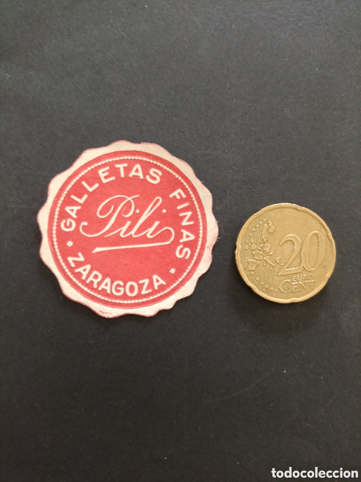Etiquetas antiguas: GALLETAS FINAS PILI [ ZARAGOZA ETIQUETAS A&Ntilde;OS 40-50 ]