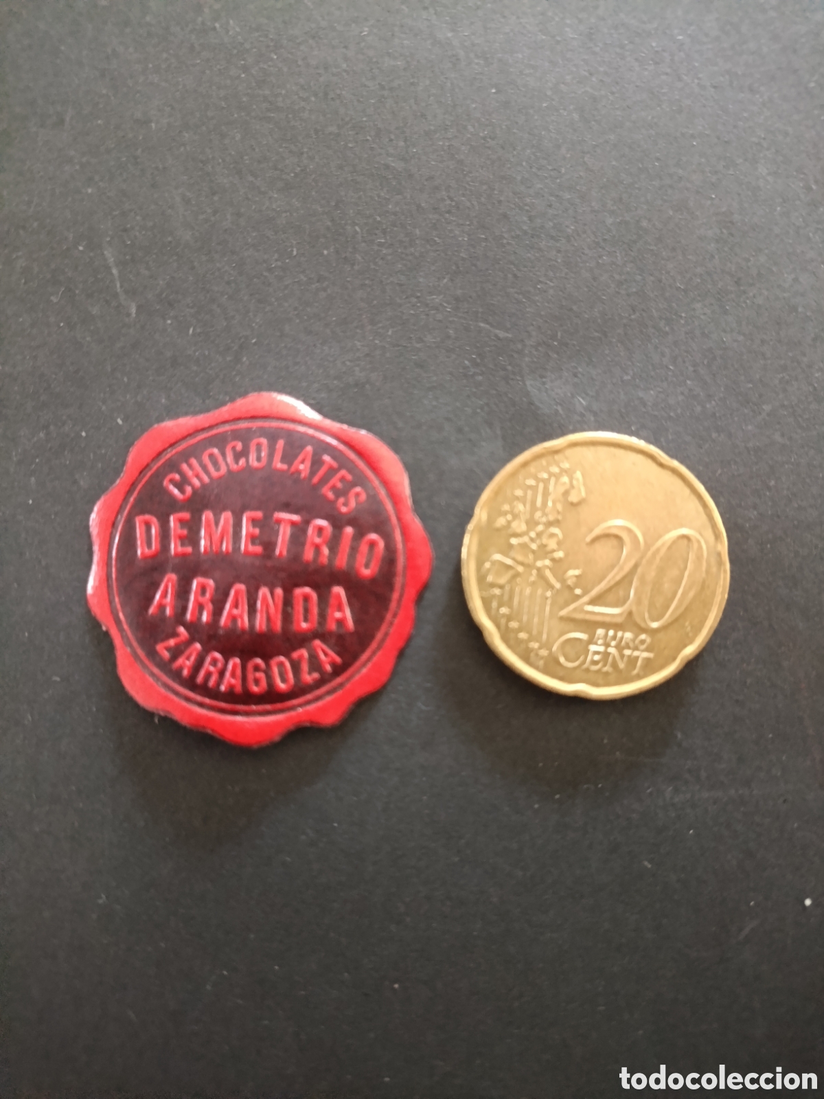 Etiquetas antiguas: CHOCOLATES DEMETRIO ARANDA [ ZARAGOZA ETIQUETAS A&Ntilde;OS 40-50 ]