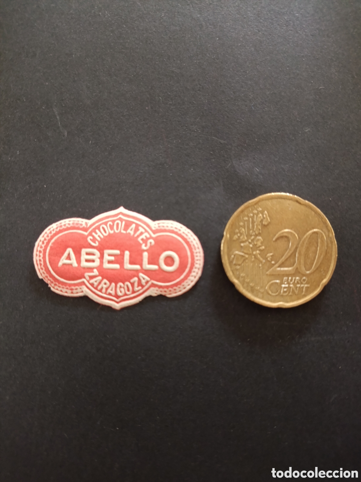 Etiquetas antiguas: CHOCOLATE ABELLO [ ZARAGOZA ETIQUETAS A&Ntilde;OS 40-50 ]