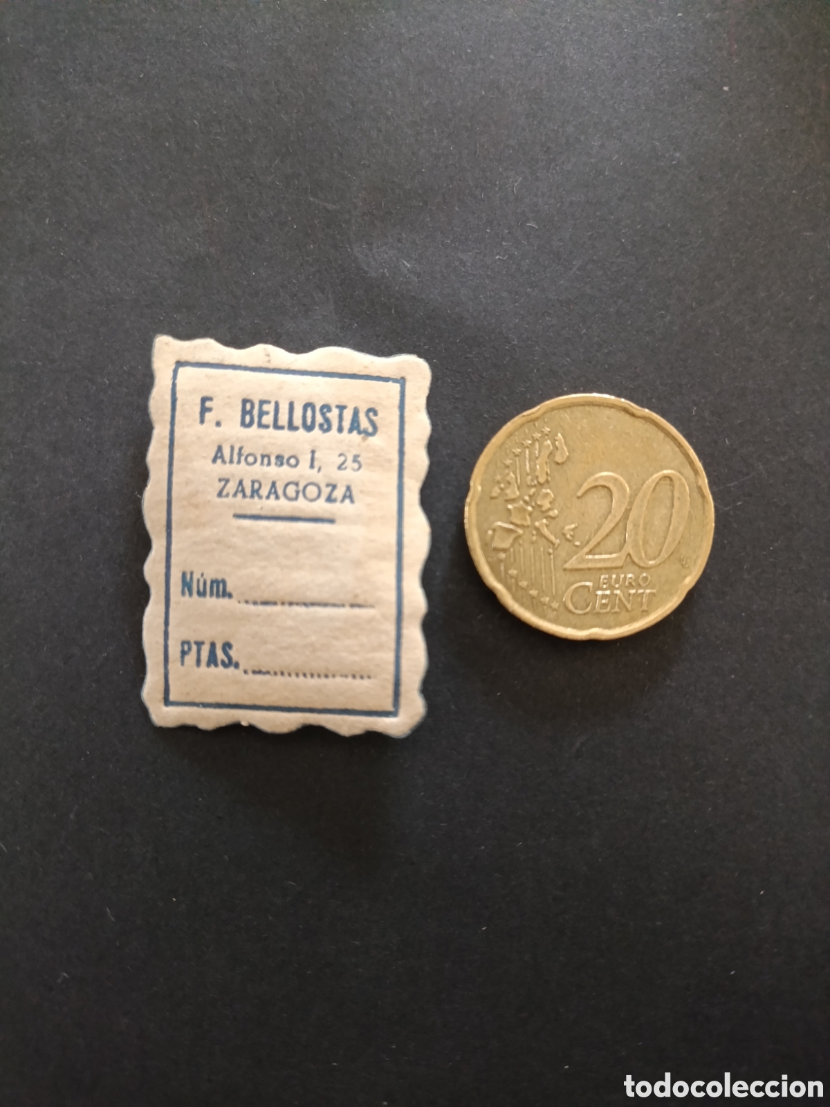 Etiquetas antiguas: F. BELLOSTAS [ ZARAGOZA ETIQUETAS A&Ntilde;OS 40-50 ]
