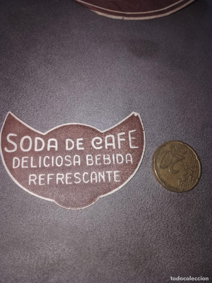 Etiquetas antiguas: Etiqueta a&ntilde;os 40 50 soda deliciosa bebida refrescante