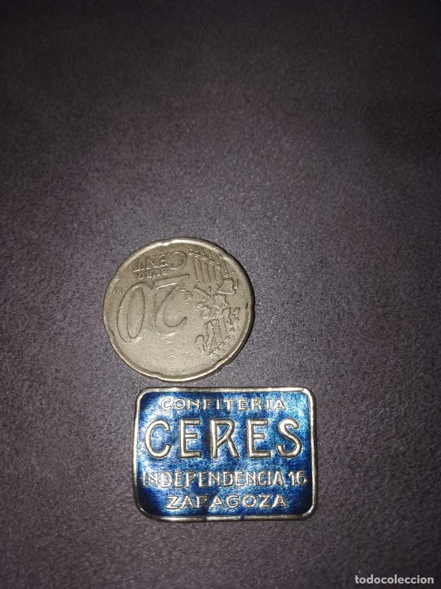 Etiquetas antiguas: Etiqueta a&ntilde;os 40 50 confiter&iacute;a Ceres Zaragoza