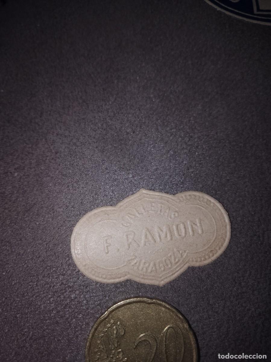 Etiquetas antiguas: Etiqueta a&ntilde;os 40 50 galletas f.ramon Zaragoza