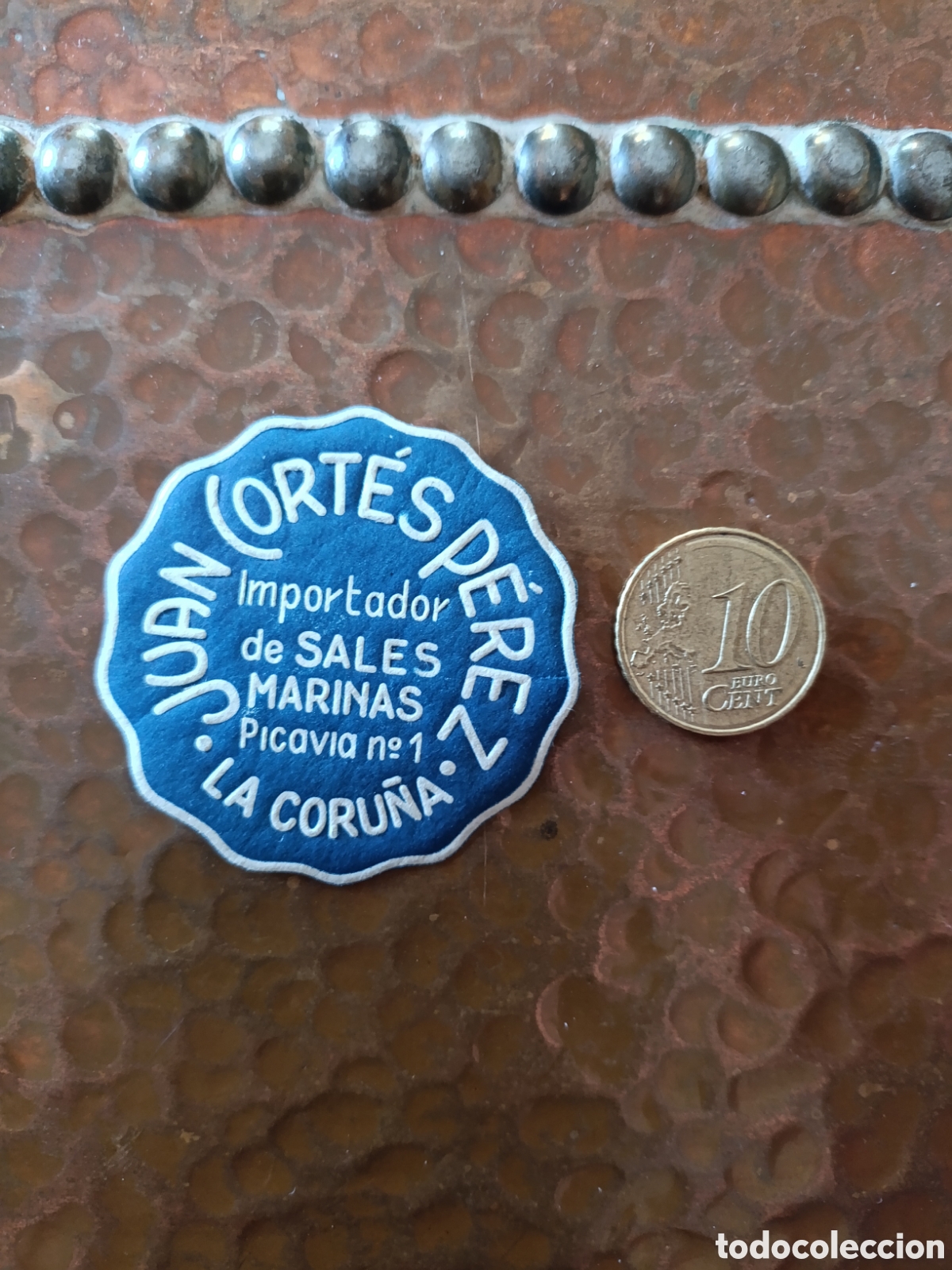 Etiquetas antiguas: JUAN CORT&Eacute;S P&Eacute;REZ IMPORTADOS DE SALES MINERALES LA CORU&Ntilde;A [ ETIQUETAS A&Ntilde;OS 40-50 ]