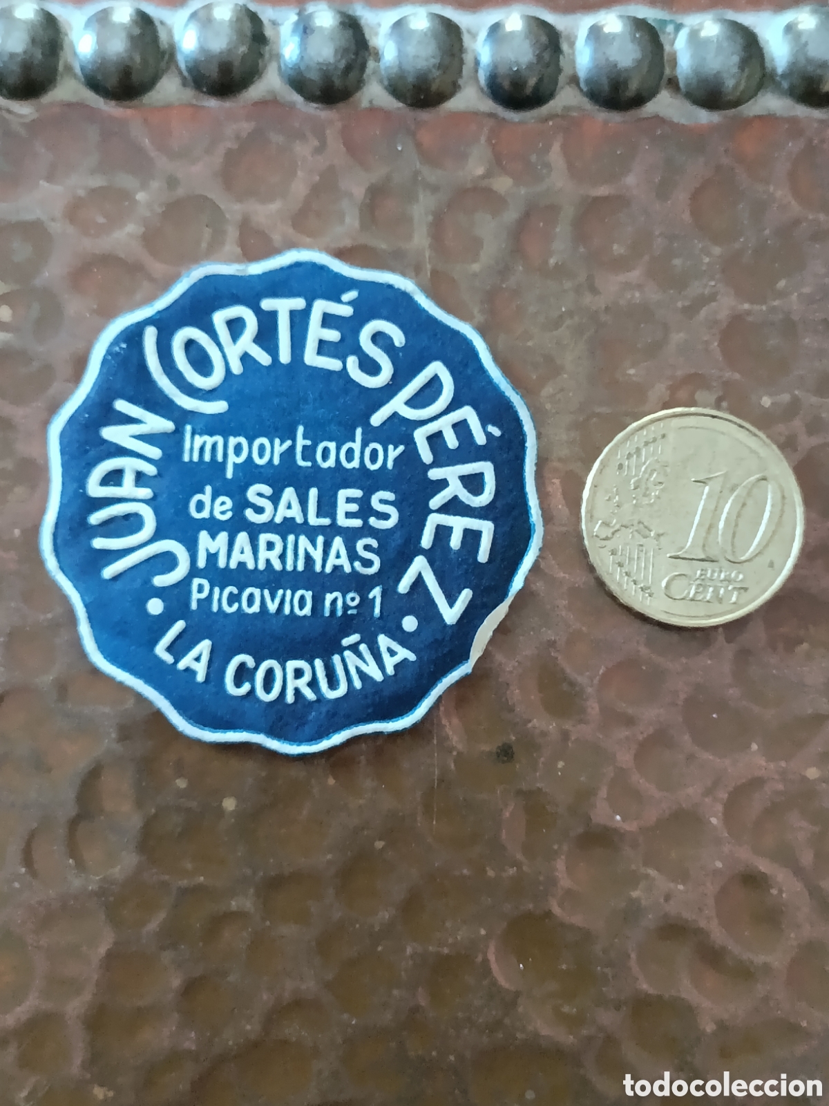 Etiquetas antiguas: JUAN CORT&Eacute;S P&Eacute;REZ IMPORTADOS DE SALES MINERALES LA CORU&Ntilde;A [ ETIQUETAS A&Ntilde;OS 40-50 ]