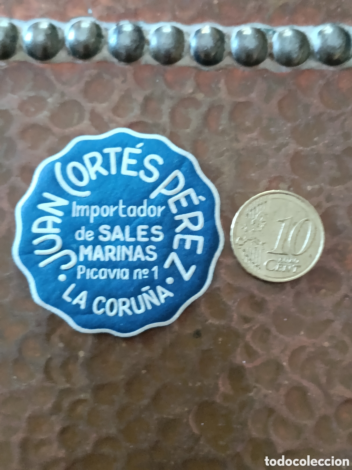Etiquetas antiguas: JUAN CORT&Eacute;S P&Eacute;REZ IMPORTADOS DE SALES MINERALES LA CORU&Ntilde;A [ ETIQUETAS A&Ntilde;OS 40-50 ]