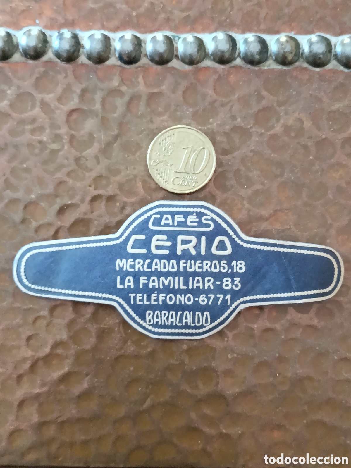 Etiquetas antiguas: CAF&Eacute;S CERIO BARACALDO[ ETIQUETAS A&Ntilde;OS 40-50 ]