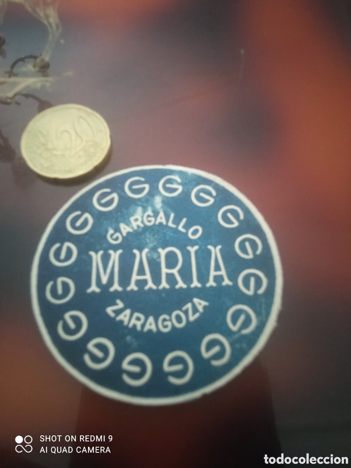 Etiquetas antiguas: Gargallo Mar&iacute;a Zaragoza (etiquetas a&ntilde;os 50 60)