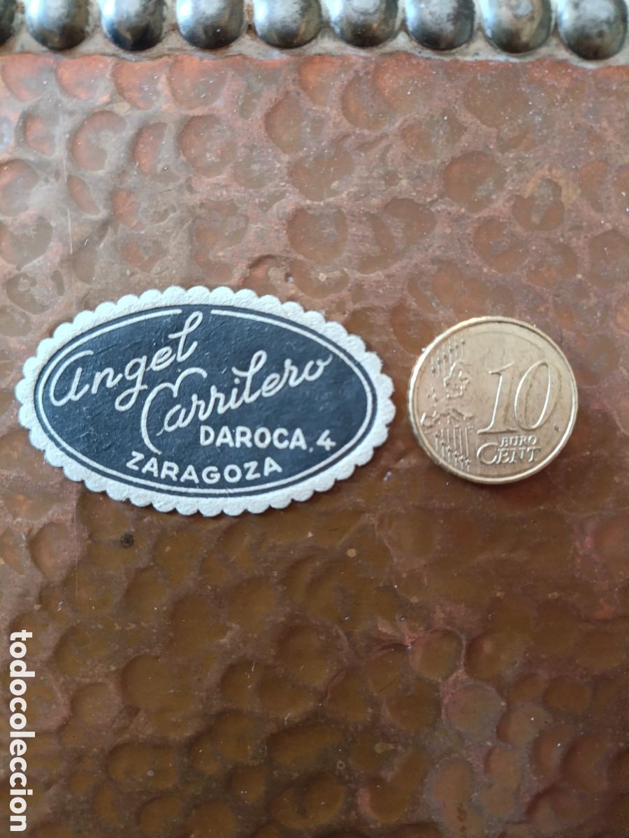 Etiquetas antiguas: ANGEL CARRILERO ZARAGOZA [ ETIQUETAS A&Ntilde;OS 40-50 ]