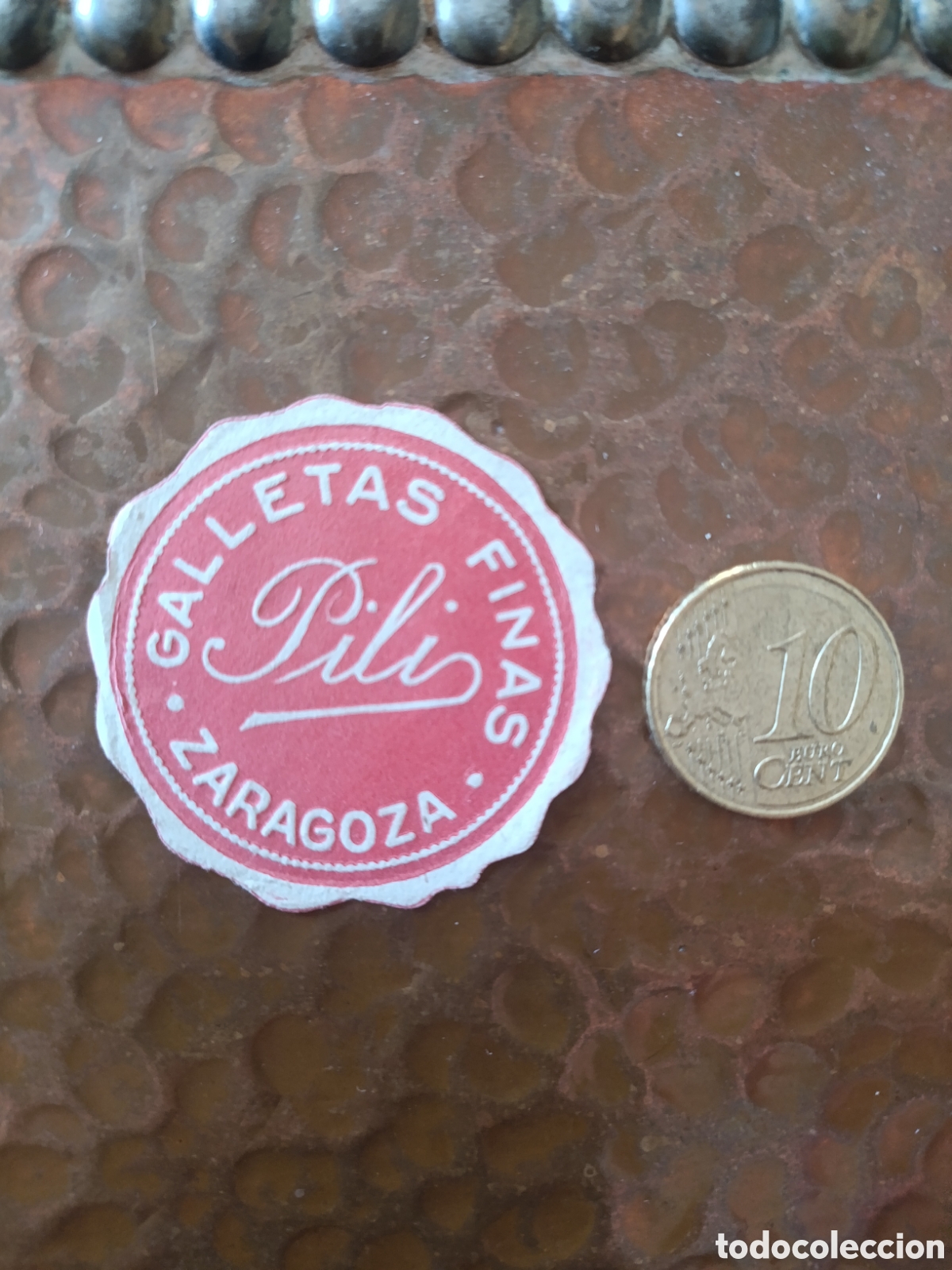 Etiquetas antiguas: GALLETAS FINAS PILI ZARAGOZA [ ETIQUETAS A&Ntilde;OS 40-50 ]
