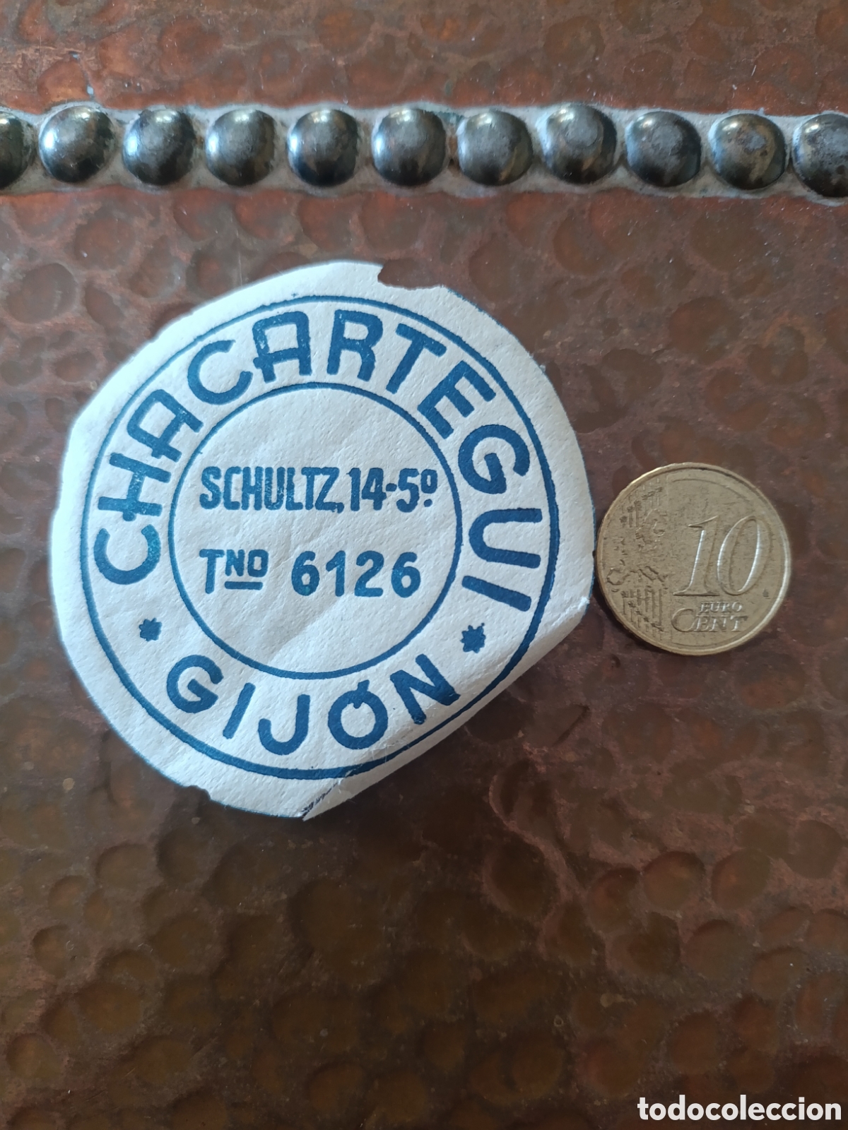 Etiquetas antiguas: CHACARTEGUI GIJON [ ETIQUETAS A&Ntilde;OS 40-50 ]