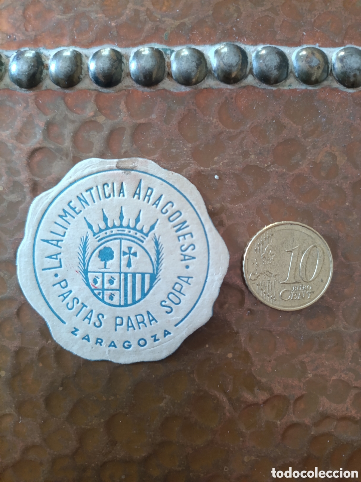Etiquetas antiguas: LA ALIMENTACI&Oacute;N ARAGONESA PASTAS PARA SOPA ZARAGOZA[ ETIQUETAS A&Ntilde;OS 40-50 ]