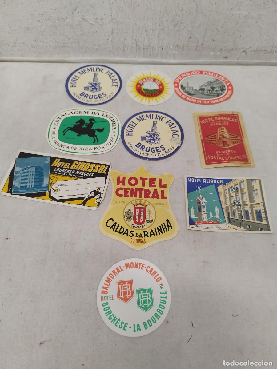Etiquetas antiguas: 10 antiguas etiquetas de pensiones, hostal, hotel de portugal.