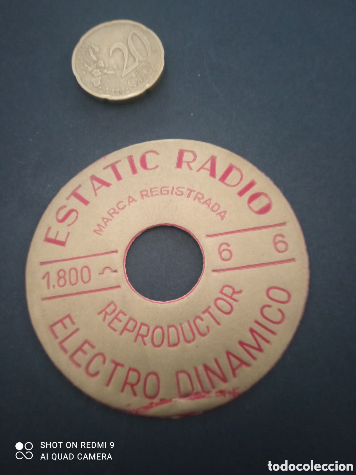 Etiquetas antiguas: Estatic radio electri din&aacute;mico (etiquetas a&ntilde;os 50 60)