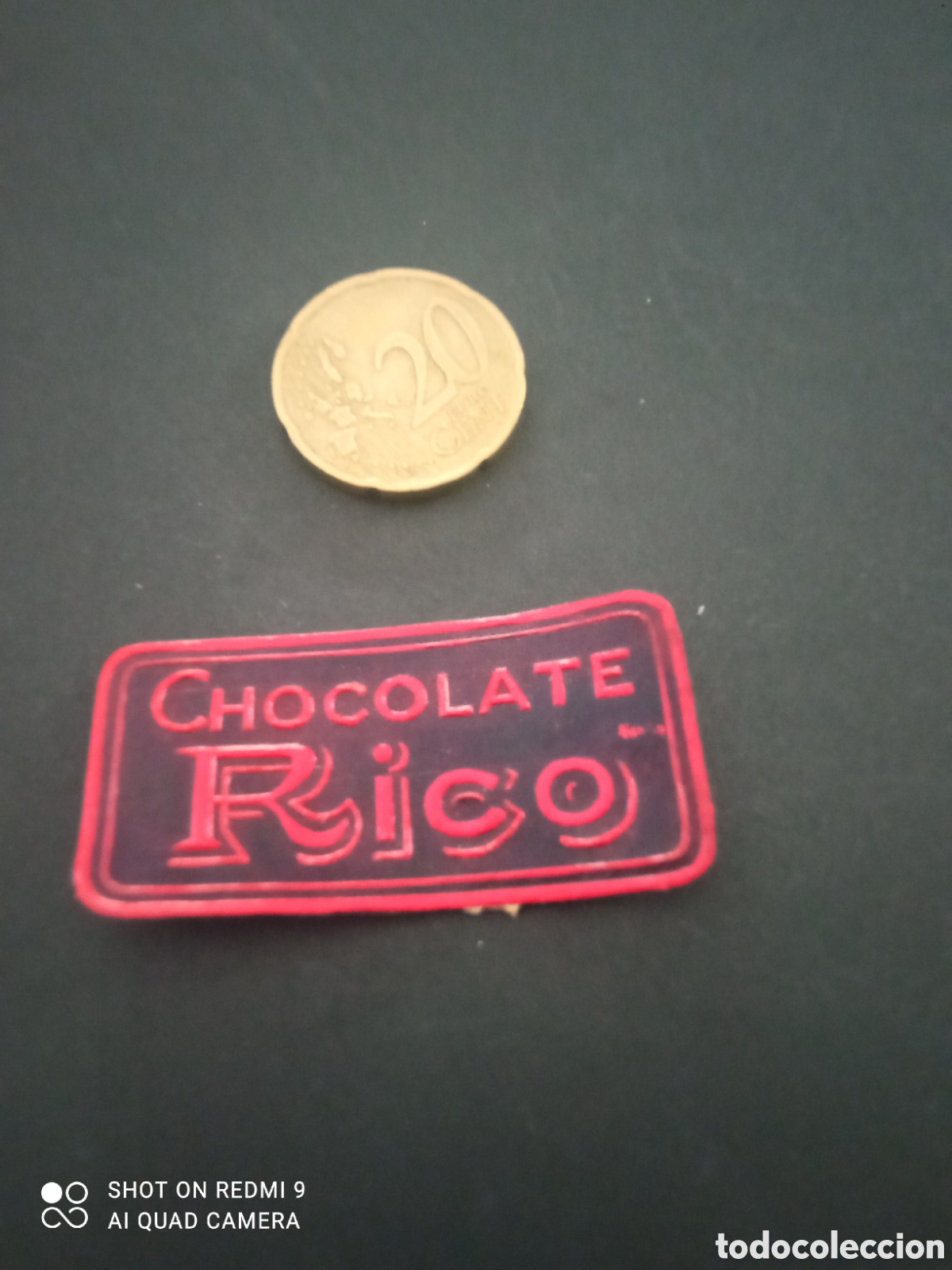 Etiquetas antiguas: Chocolates rico (etiquetas a&ntilde;os 50 60)
