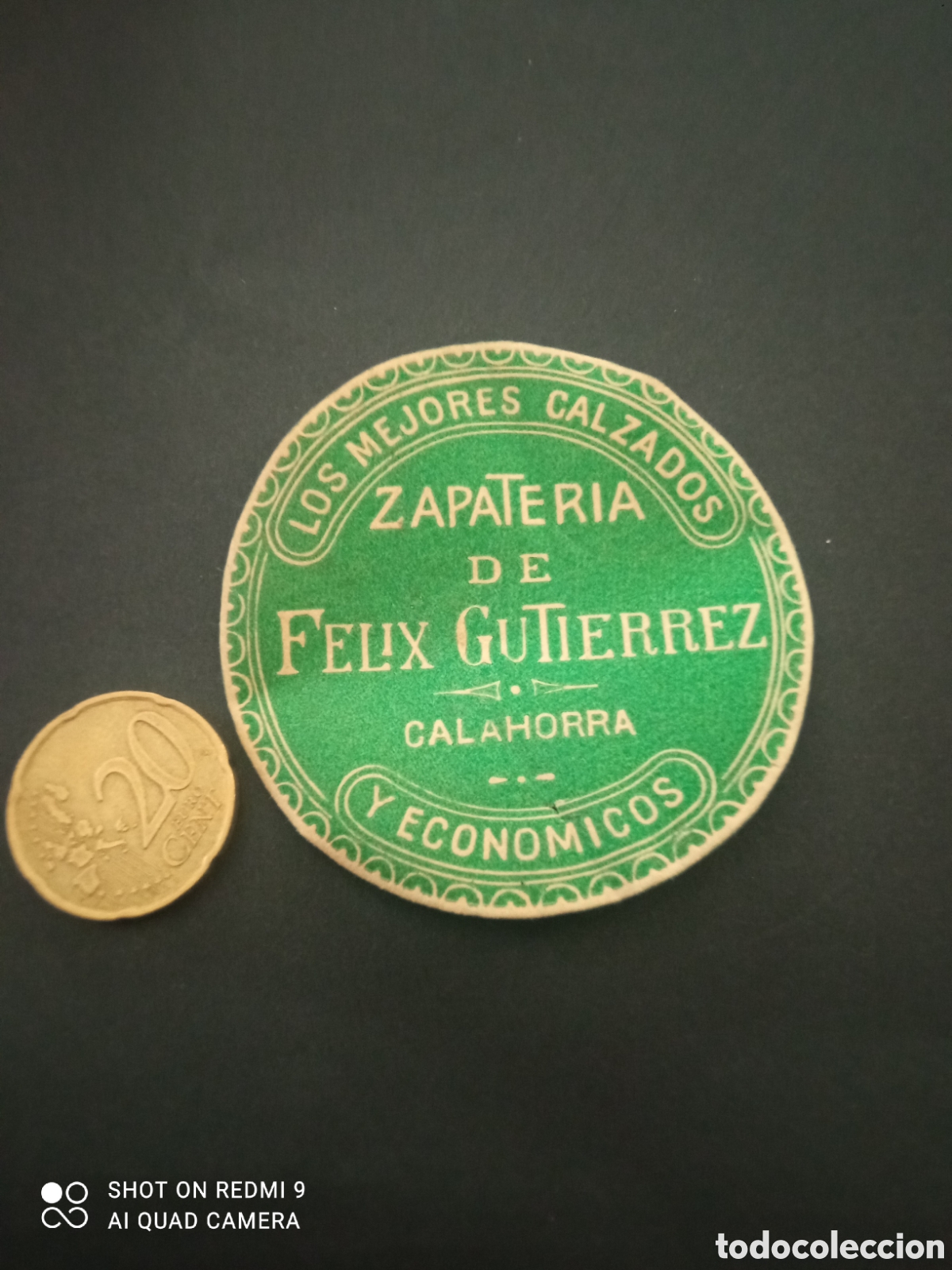 Etiquetas antiguas: Los mejores calzados zapater&iacute;a de flix Guti&eacute;rrez calahorra y econ&oacute;micos (etiquetas a&ntilde;os 50 60)