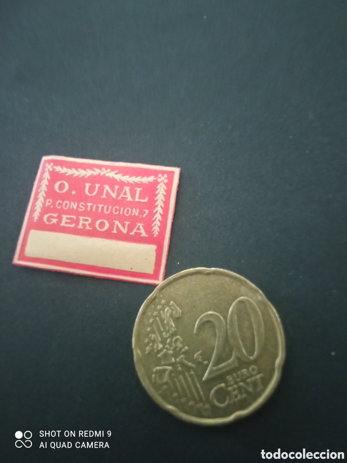 Etiquetas antiguas: O unal p constitucional Gerona (etiquetas a&ntilde;os 50 60)