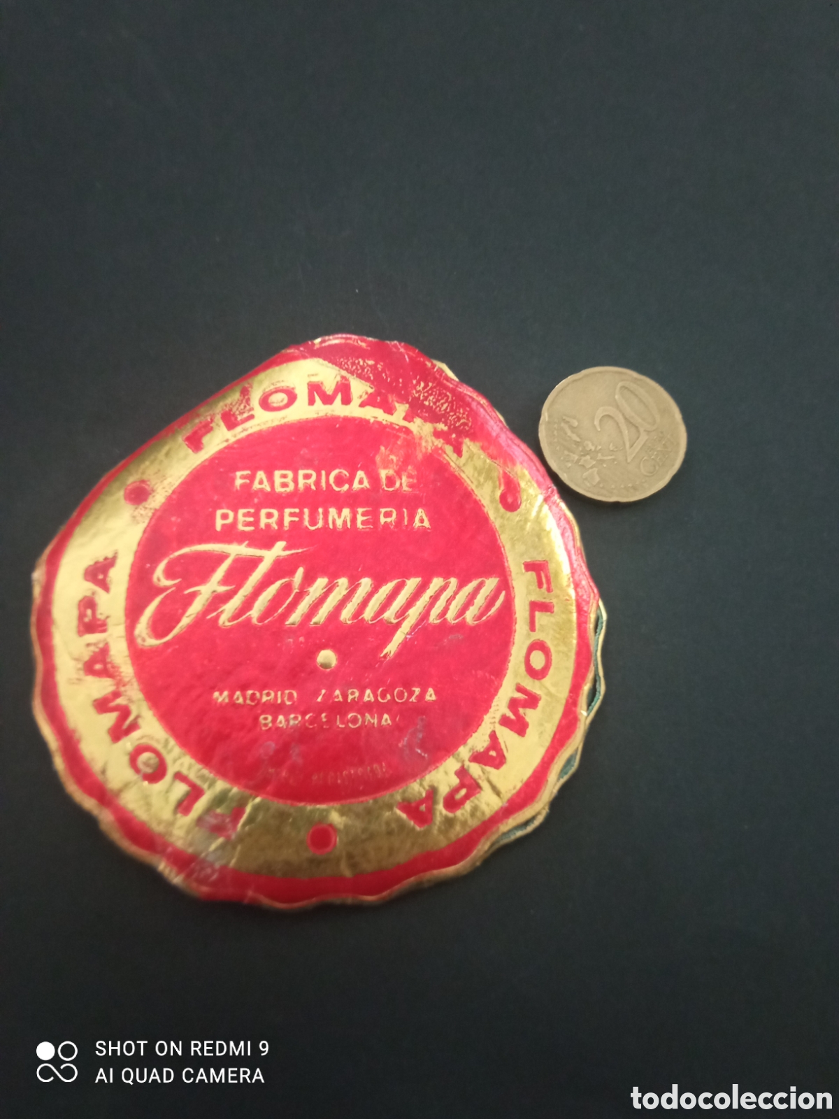 Etiquetas antiguas: FLIMAPA FABRICANTE DE PERFUMER&Iacute;A MADRID ZARAGOZA BARCELONA (etiquetas a&ntilde;os 50 60)