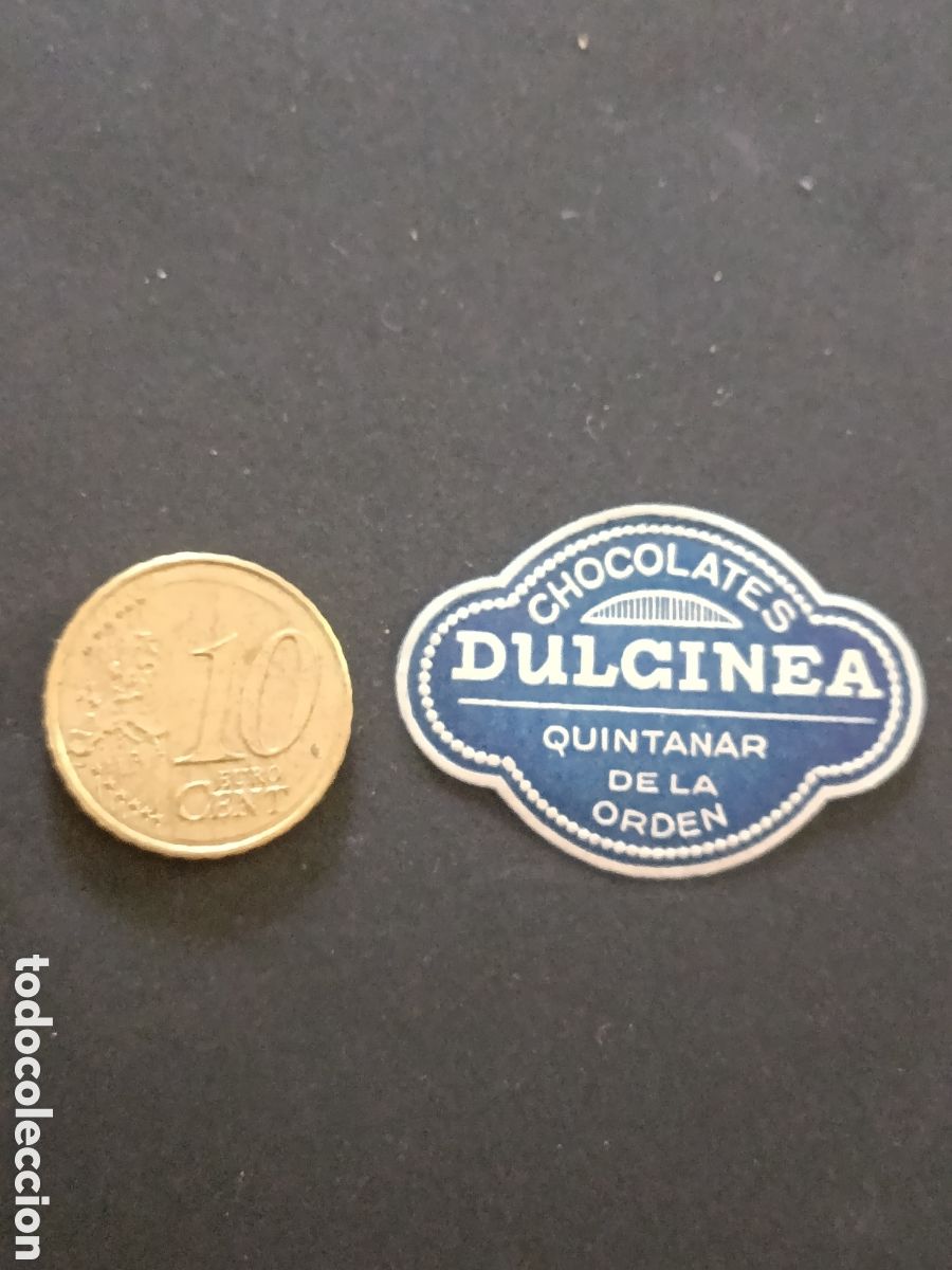 Etiquetas antiguas: Chocolates Dulcinea Quintanar de la Orden [ ETIQUETAS A&Ntilde;OS 40-50 ]