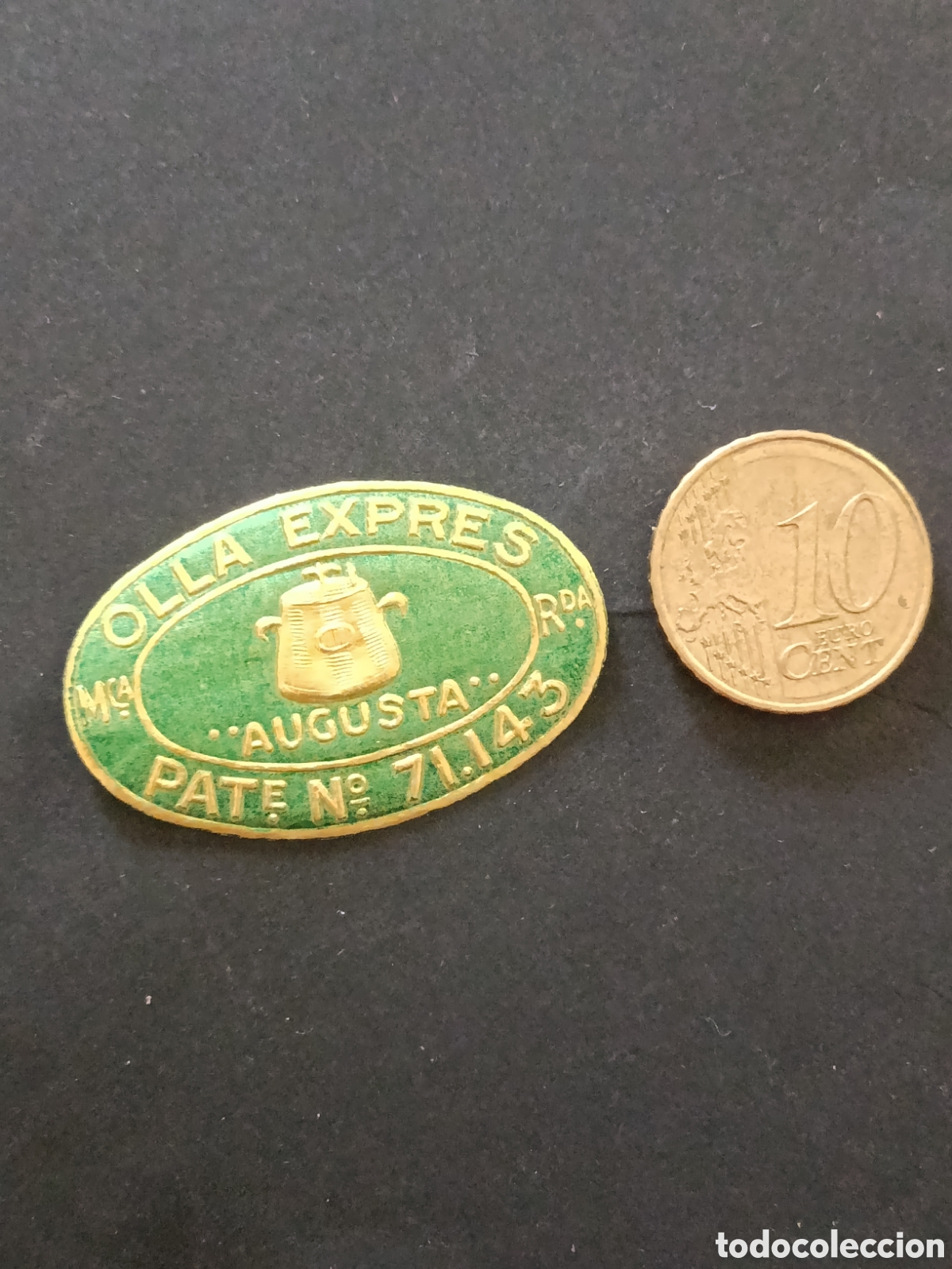 Etiquetas antiguas: OLLA EXPRESS AUGUSTA [ ETIQUETAS A&Ntilde;OS 40-50 ]