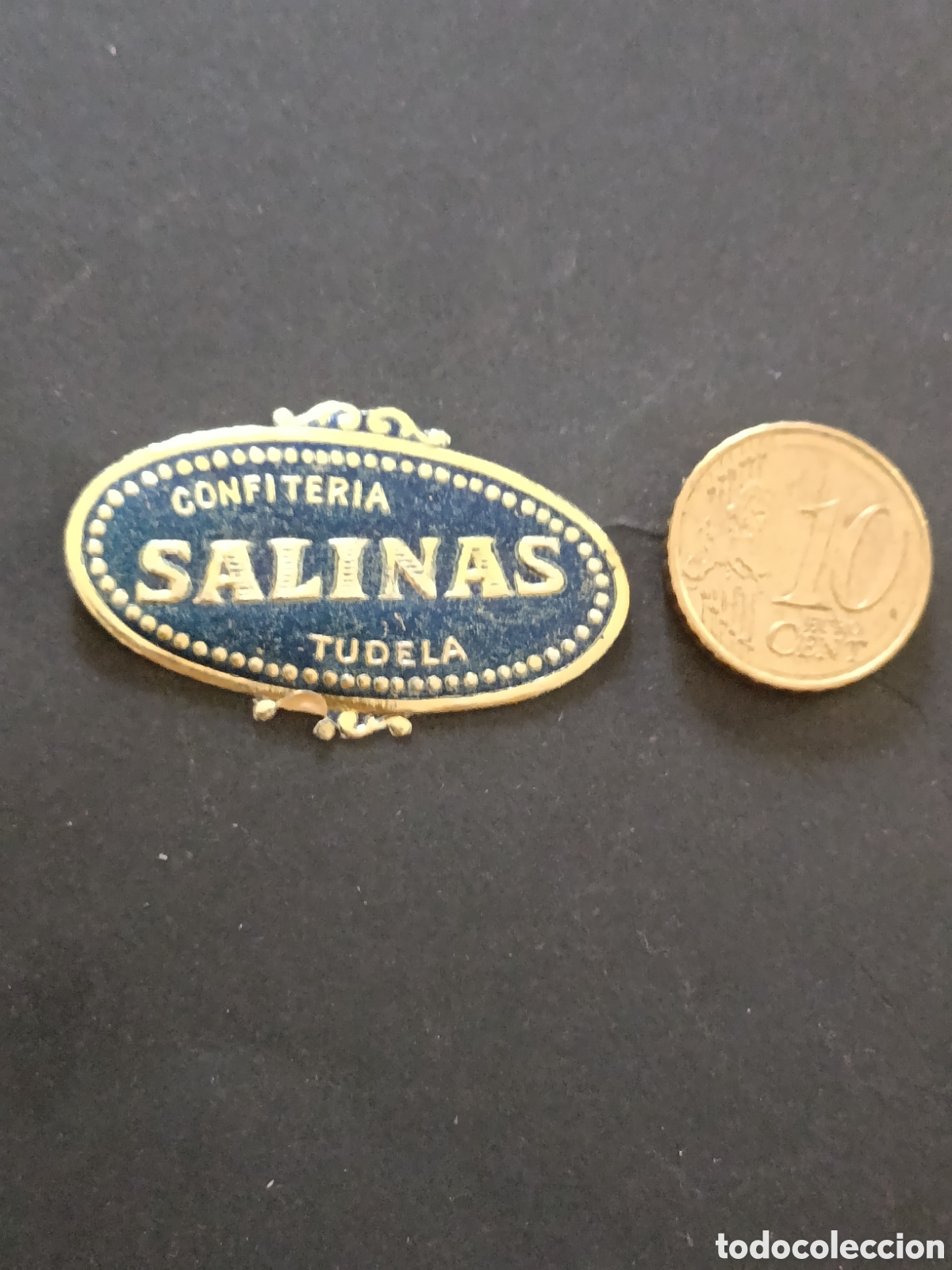 Etiquetas antiguas: Confiter&iacute;a Salinas Tudela [ ETIQUETAS A&Ntilde;OS 40-50 ]
