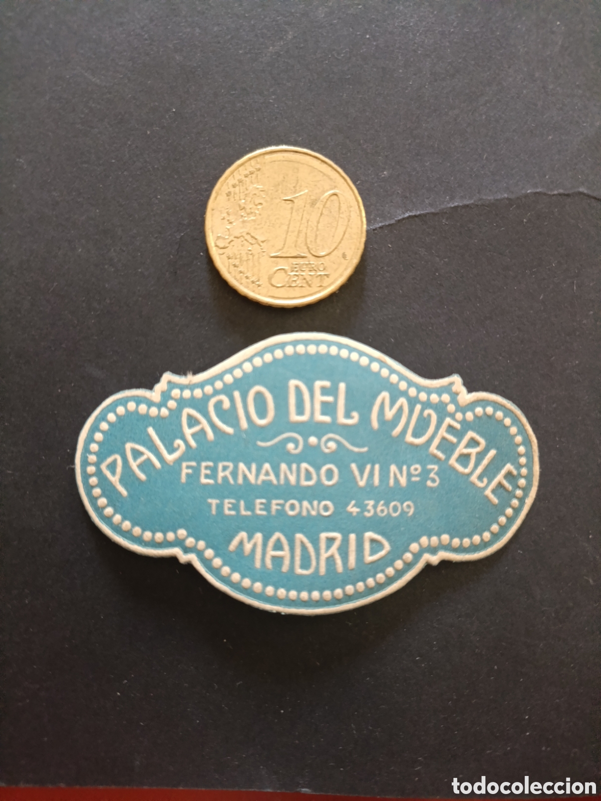 Etiquetas antiguas: PALACIO DEL MUEBLE MADRID [ ETIQUETAS A&Ntilde;OS 40-50 ]