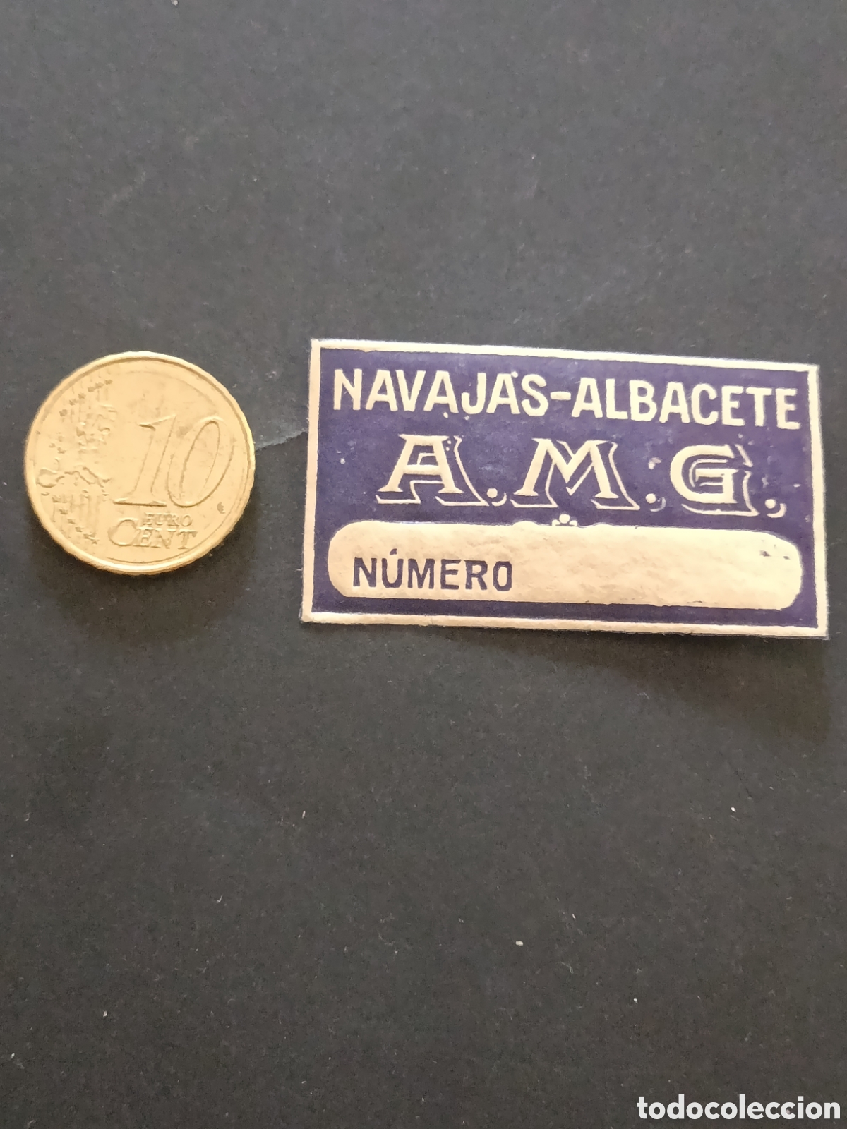 Etiquetas antiguas: NAVAJAS - ALBACETE A.M.G [ ETIQUETAS A&Ntilde;OS 40-50 ]