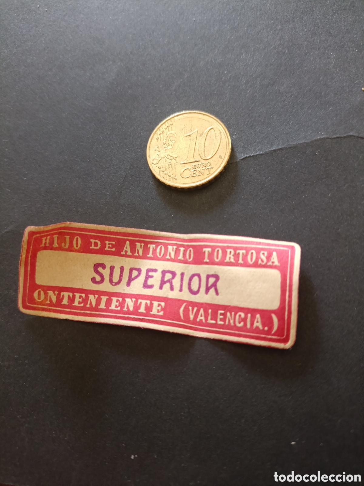 Etiquetas antiguas: HIJO DE ANTONIO TORTOSA SUPERIOR ONTENIENTE VALENCIA [ ETIQUETAS A&Ntilde;OS 40-50 ]