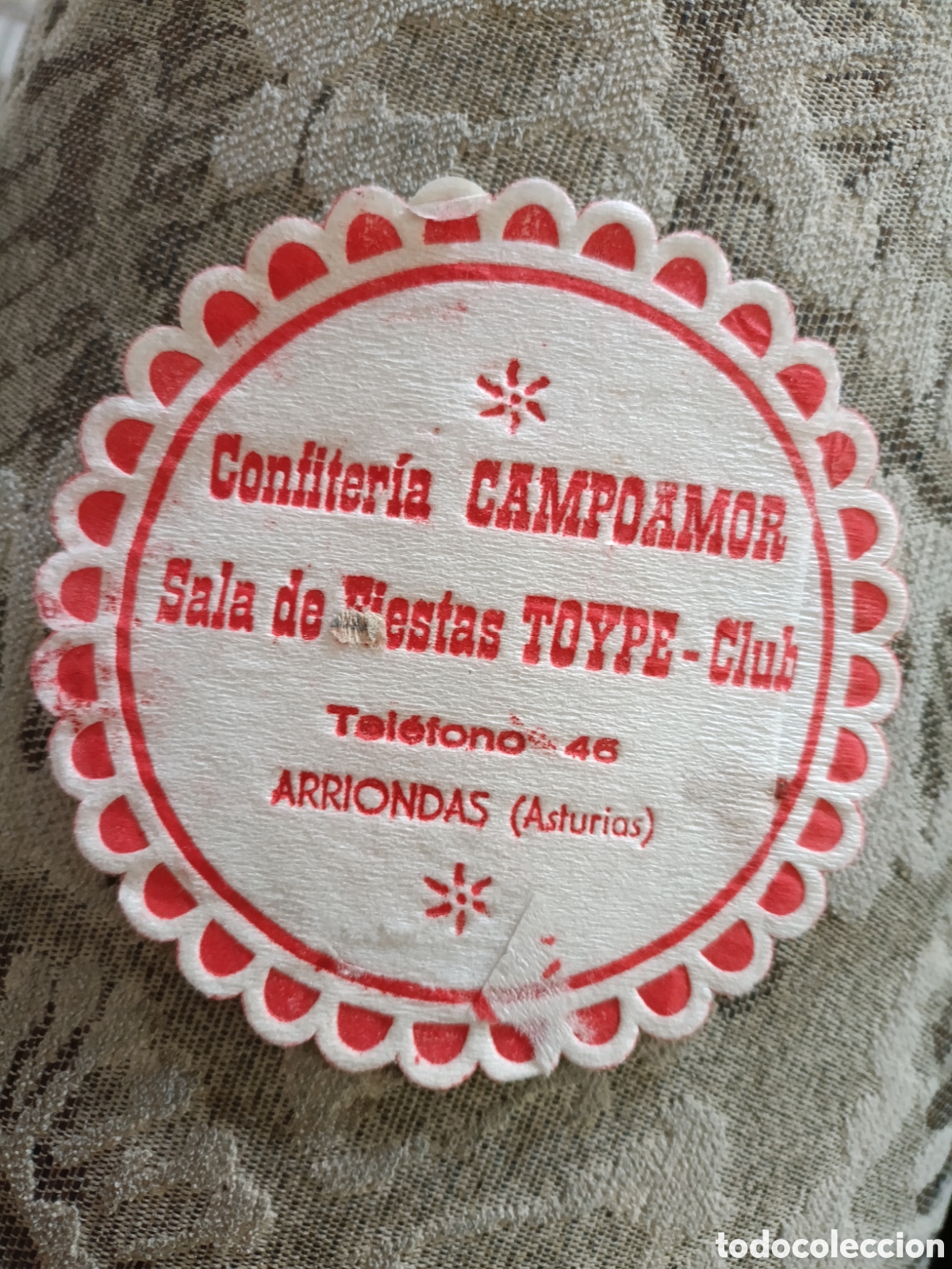Etiquetas antiguas: CONFITERIA CAMPOAMOR ARRIONDAS ASTURIAS [ POSAVASOS ]