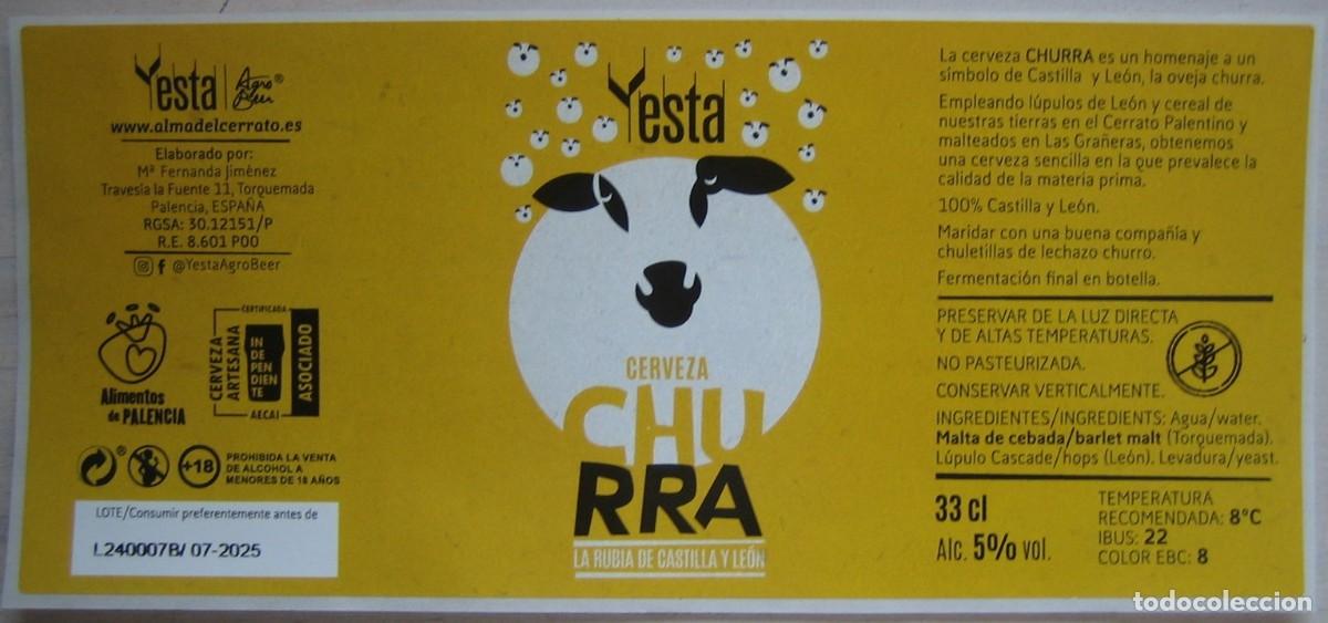 Etiquetas antiguas: Etiqueta cerveza artesana