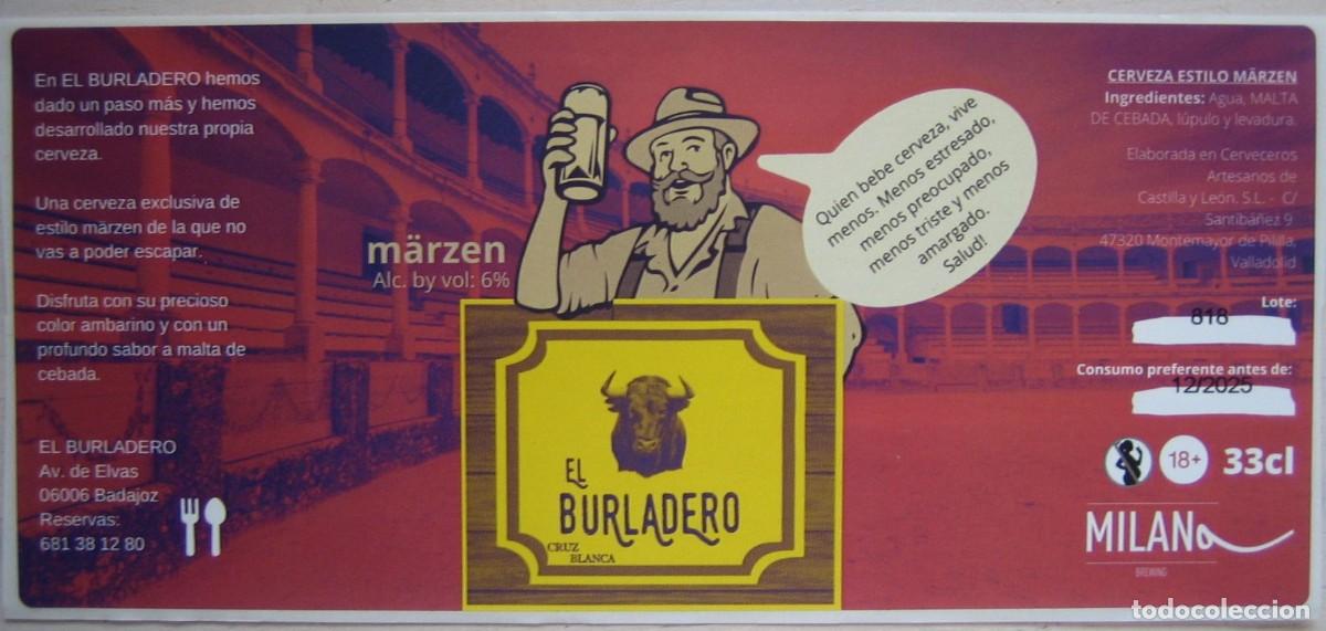 Etiquetas antiguas: Etiqueta cerveza artesana