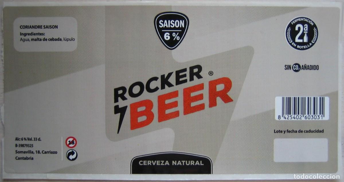 Etiquetas antiguas: Etiqueta cerveza artesana
