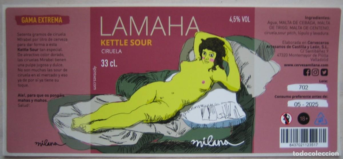 Etiquetas antiguas: Etiqueta cerveza artesana