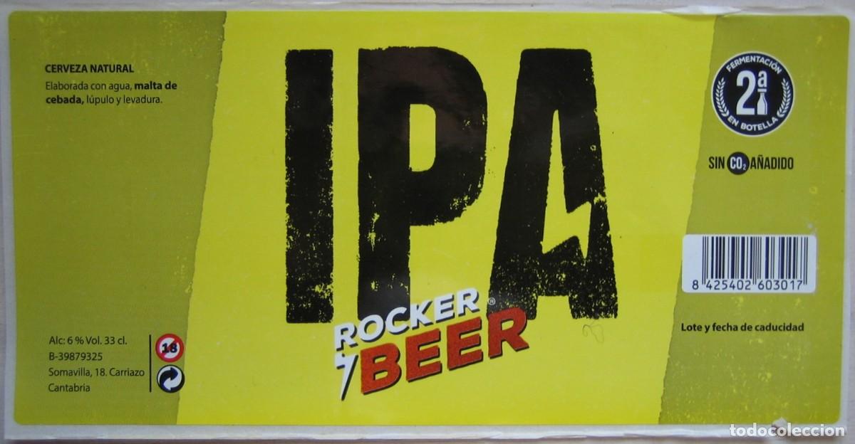 Etiquetas antiguas: Etiqueta cerveza artesana