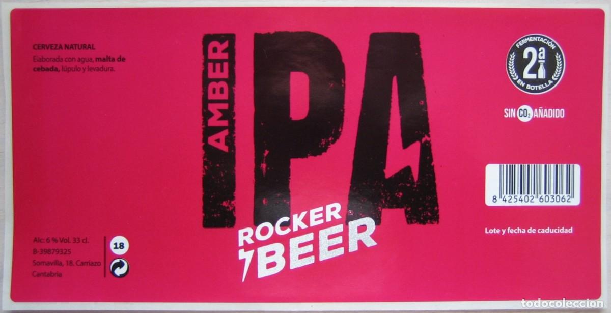 Etiquetas antiguas: Etiqueta cerveza artesana