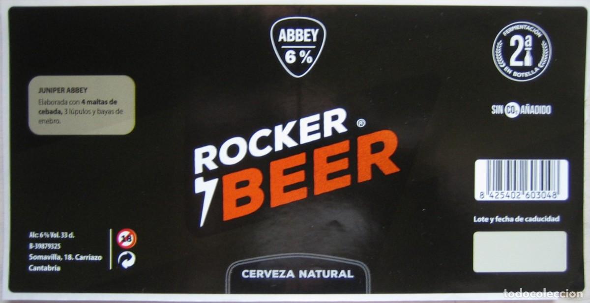 Etiquetas antiguas: Etiqueta cerveza artesana