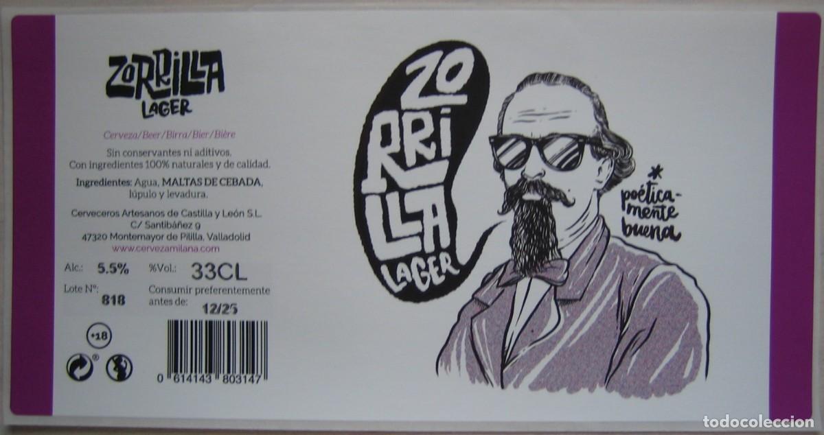 Etiquetas antiguas: Etiqueta cerveza artesana