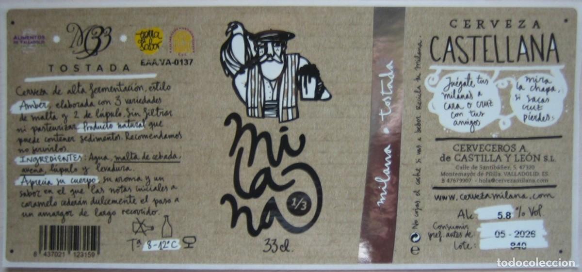 Etiquetas antiguas: Etiqueta cerveza artesana