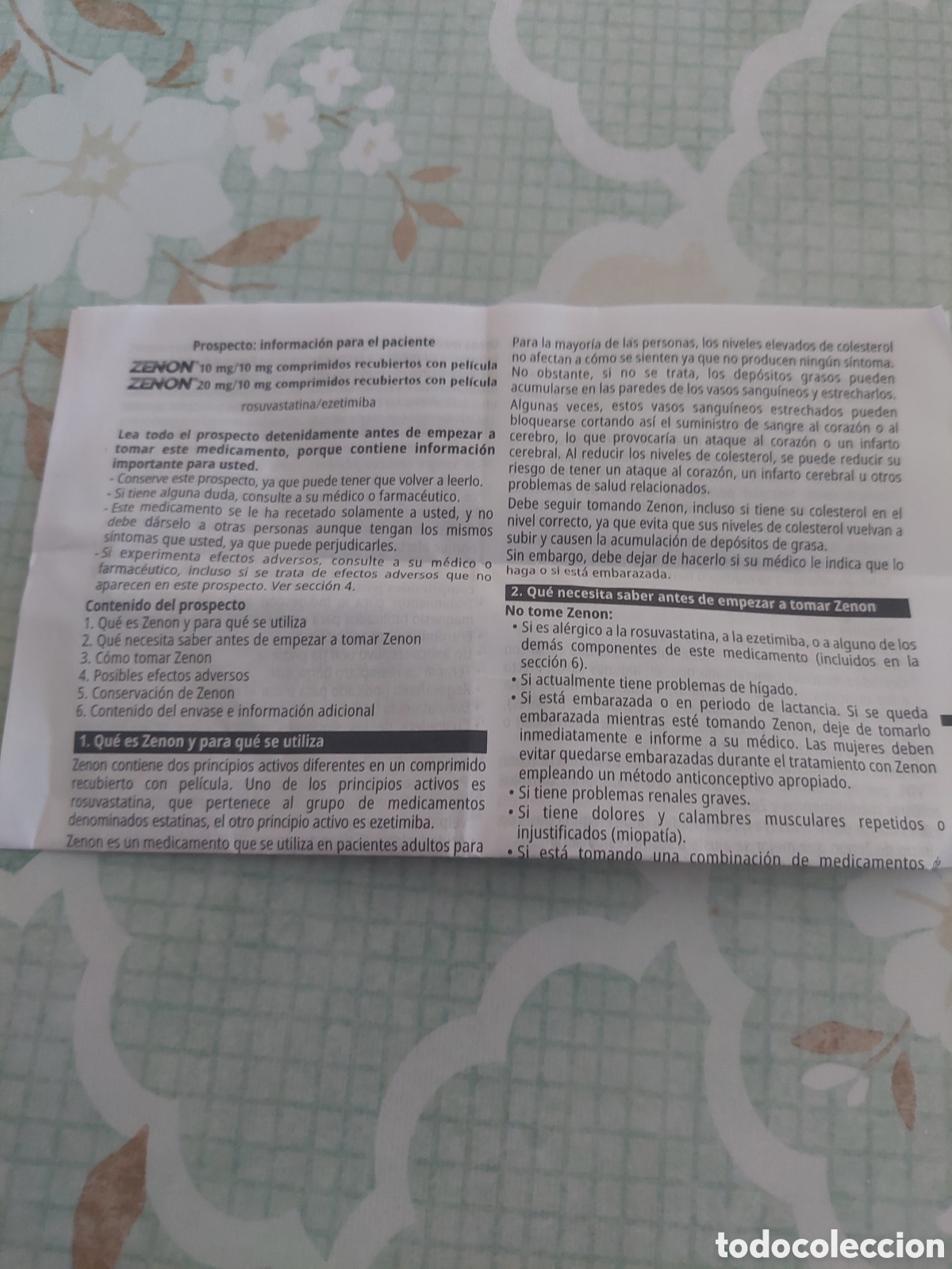 Etiquetas antiguas: ETIQUETA IMPRESO MEDICAMENTOS ZENON PR&Oacute;SPETO ETIQUETAS