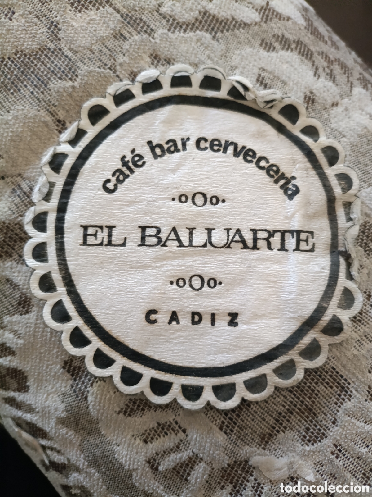 Etiquetas antiguas: CAF&Eacute; BAR CERVECER&Iacute;A EL BALUARTE CADIZ [ POSAVASOS A&Ntilde;OS 50-60 ]