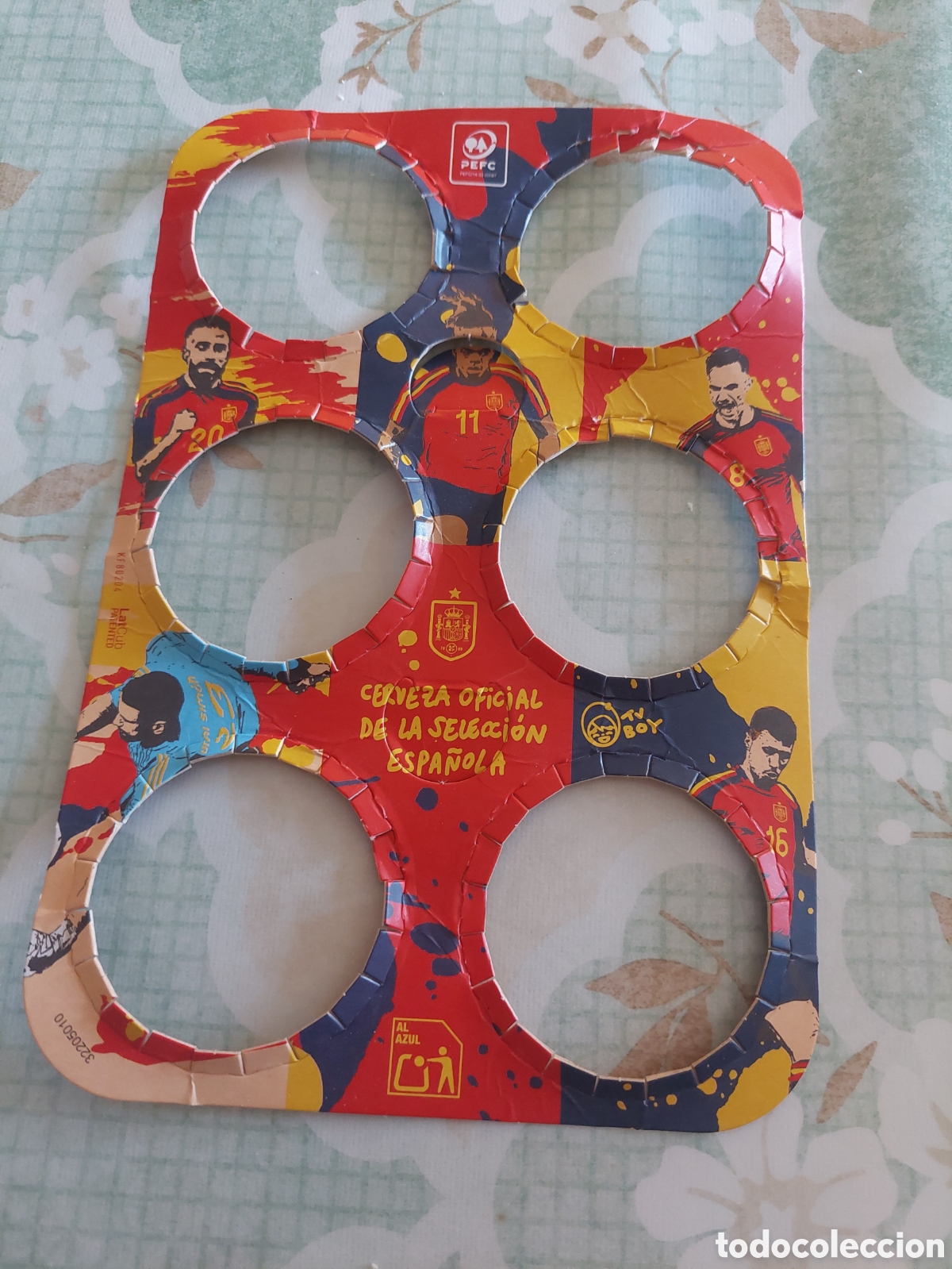 Etiquetas antiguas: SELECCI&Oacute;N ESPA&Ntilde;OLA F&Uacute;TBOL MUNDIAL 2026 CERVEZA OFICIAL