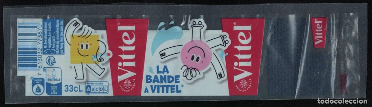 Etiquetas antiguas: Francia Etiquette Eau La Bande &agrave; Vittel 33 cl RP603