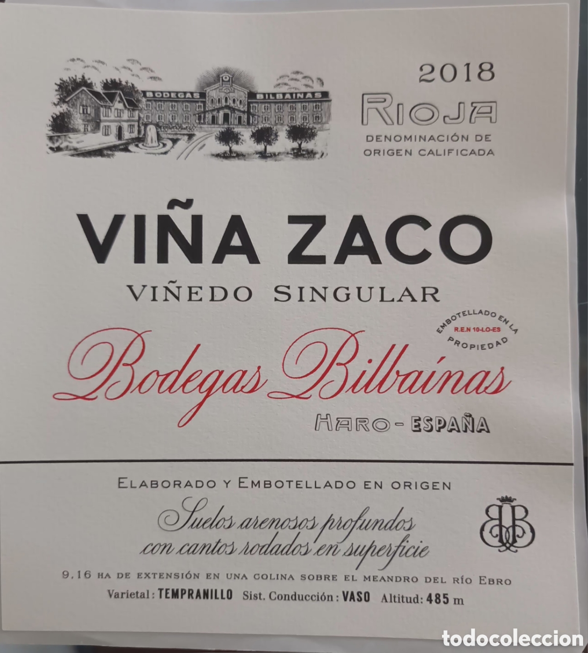 Etiquetas antiguas: ETIQUETA VI&Ntilde;A ZACO. VI&Ntilde;EDO SINGULAR