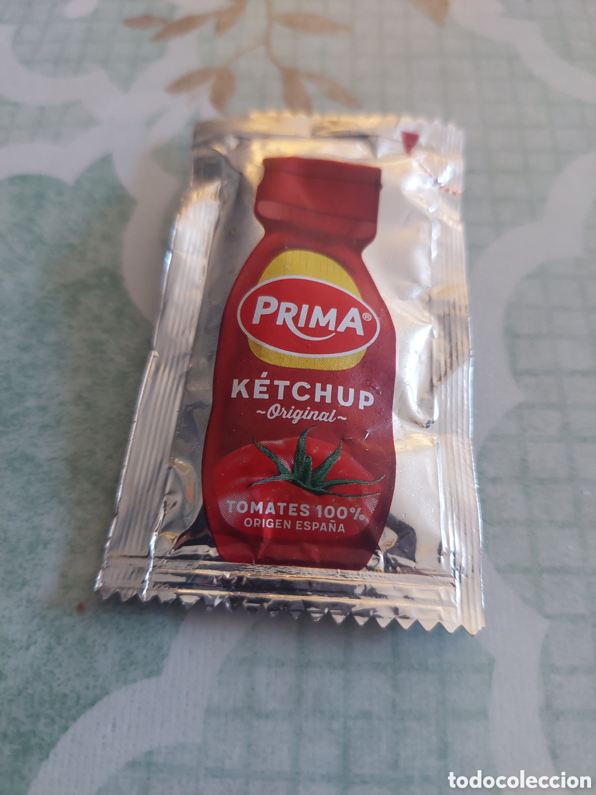 Etiquetas antiguas: PRIMA KETCHUP EMBOLTORIO ETIQUETA LLENO