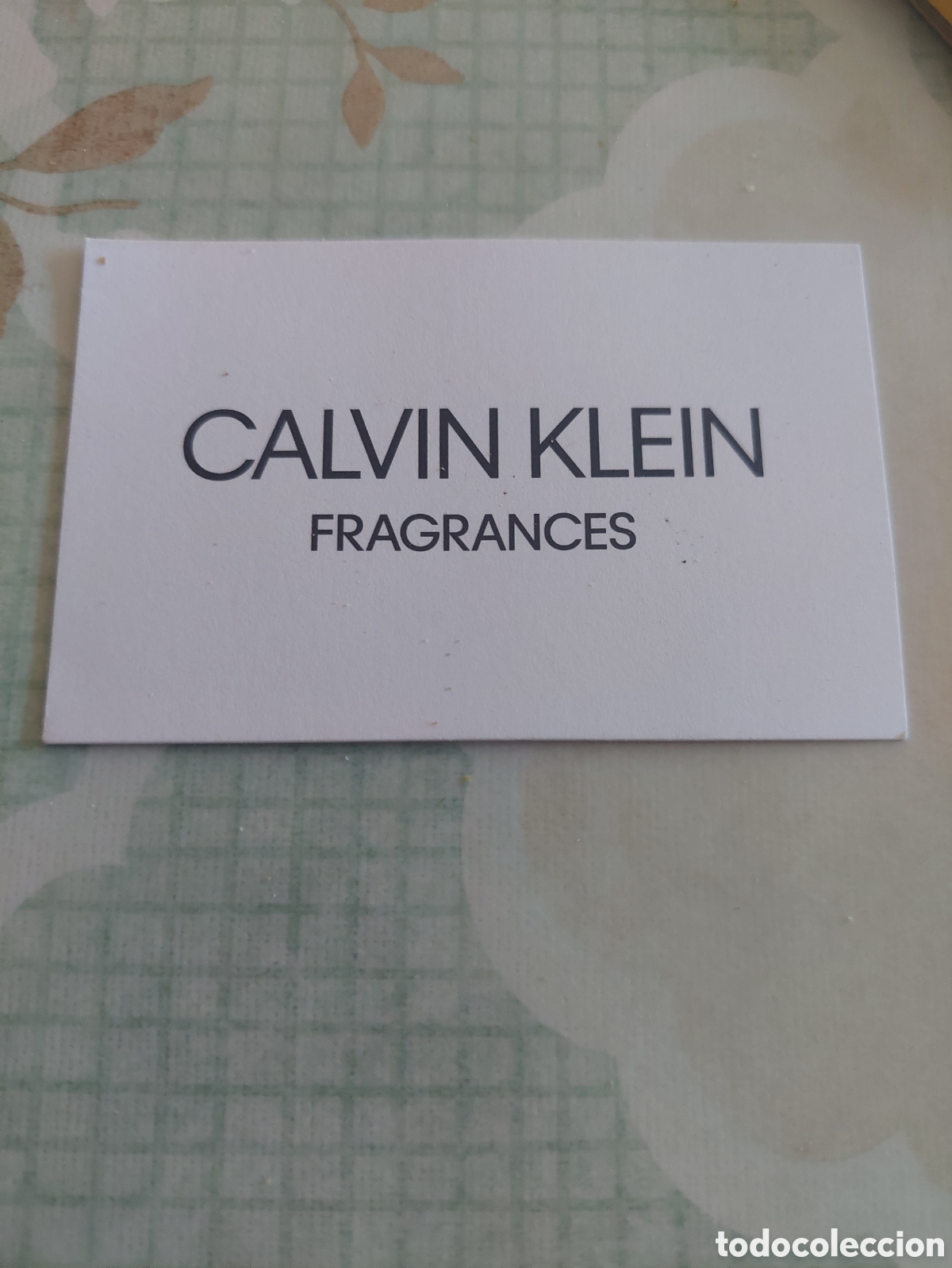 Etiquetas antiguas: TARJETA CALVIN KLEIN FRAGRSNCES COLONIAS