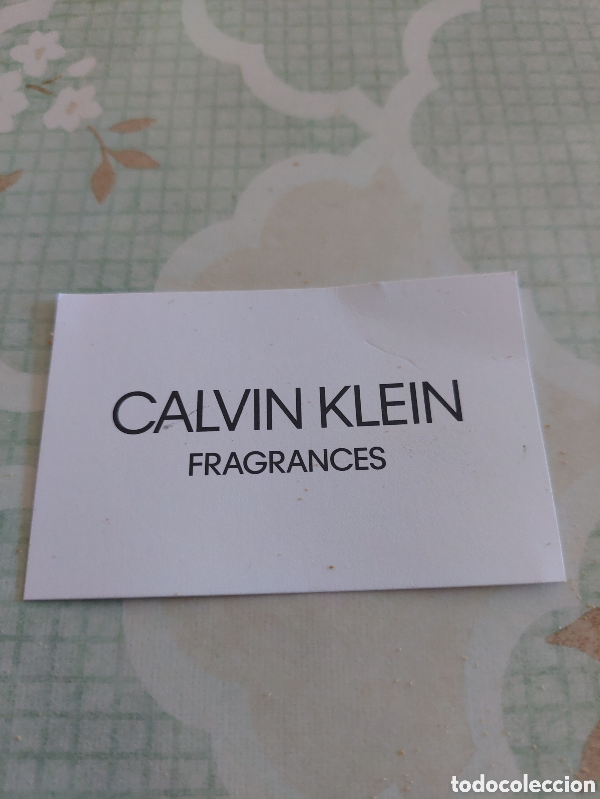 Etiquetas antiguas: TARJETA PUBLICIDAD CALVIN KLEN FRSGRANCES COLONIAS