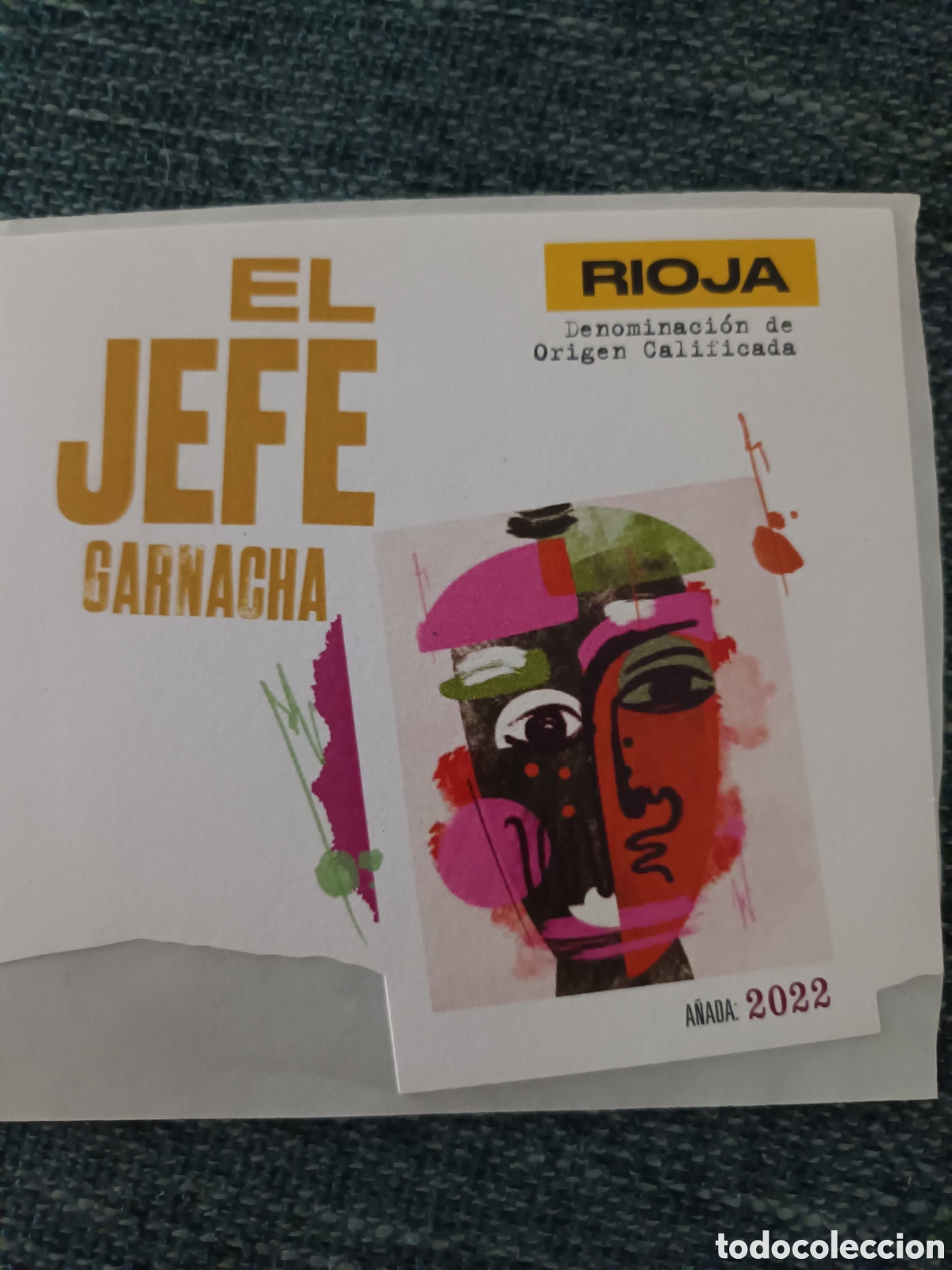 Etiquetas antiguas: ETIQUETA EL JEFE GARNACHA