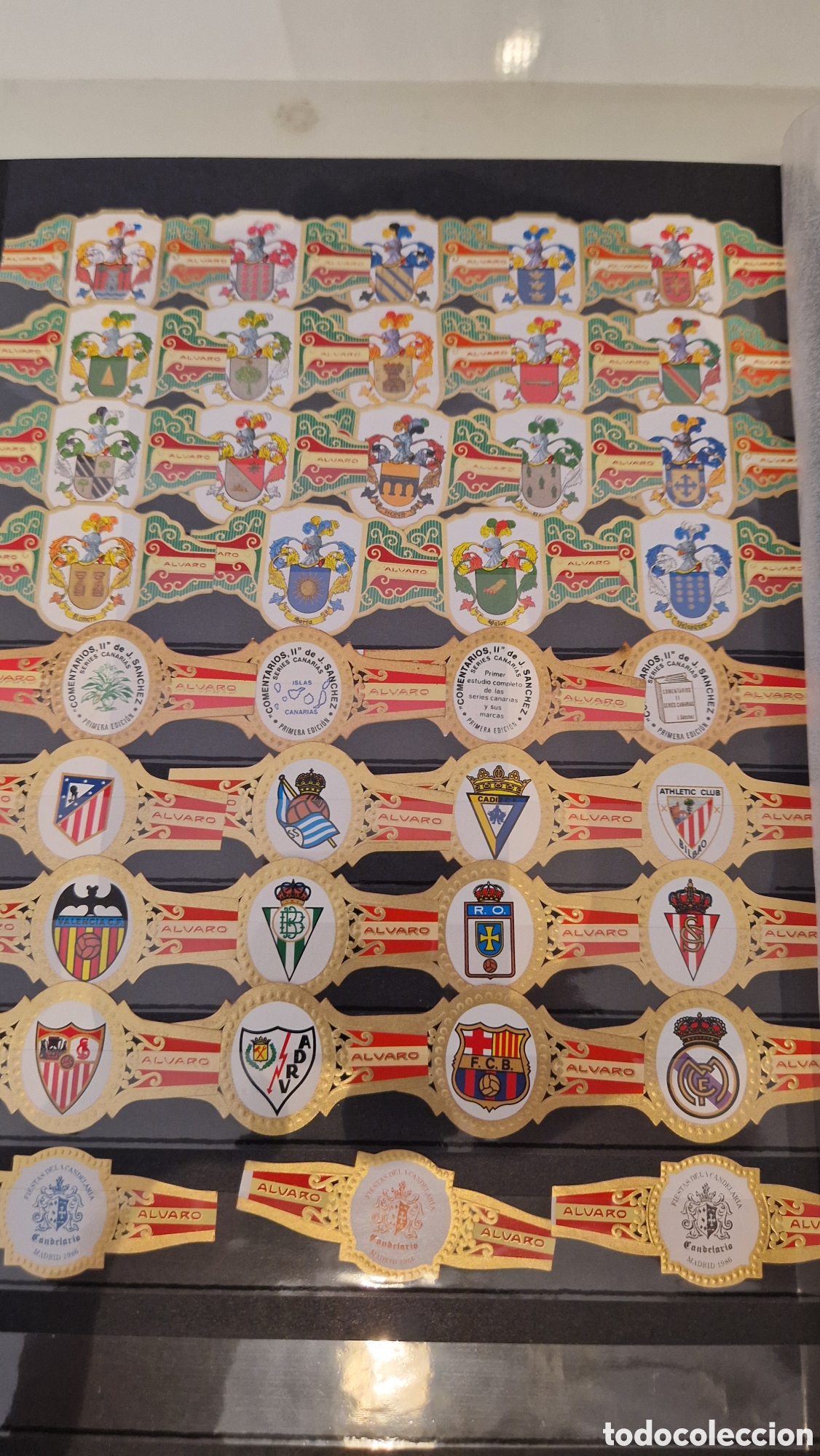 Etiquetas antiguas: Gran Colecci&oacute;n de Vitolas de Puros (M&aacute;s de 1.000 unidades) &ndash; Murillo , voetbalclubs....